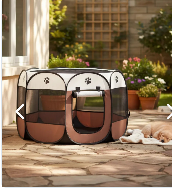 Corral Plegable para Mascotas Gatos y Perros